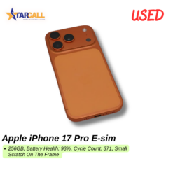 Used Apple iPhone 17 Pro E-sim