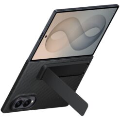 Alternative view of Samsung Galaxy Z Fold 8 Carbon Standing Case