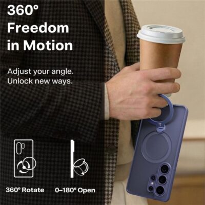 Torras Ostand Spin Case for Samsung S26 Ultra 7 Torras Ostand Spin Case Samsung S26 Ultra Lebanon - Raised Camera Edge