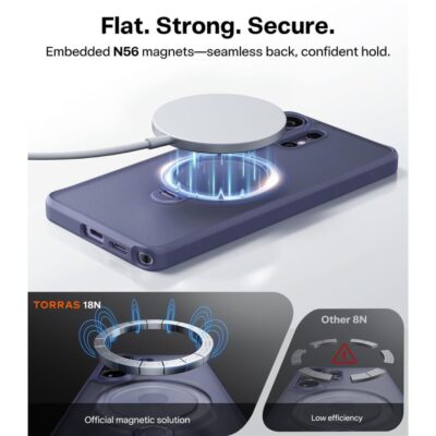Torras Ostand Spin Case for Samsung S26 Ultra 6 Torras Ostand Spin Case Samsung S26 Ultra Lebanon - Magnetic Ring