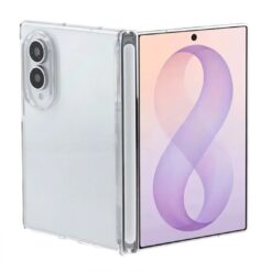 Alternative view of X Level Hinge Sparkling Clear Case for Samsung Galaxy Z Fold 8