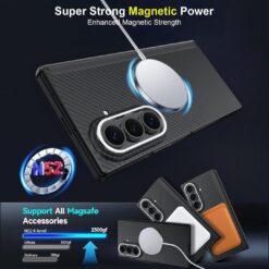 Alternative view of X level Hinge Nanofiber Case for Samsung Galaxy Fold 8 Ultra