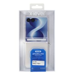 X level Hinge Sparkling Case for Samsung Galaxy Z Flip 8 - Image 4