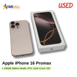 Used Apple iPhone 16 Promax