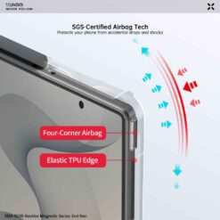 Alternative view of Xundd XDD-0035 Beatle Magnetic Series Case For Samsung Z Fold 8 Ultra