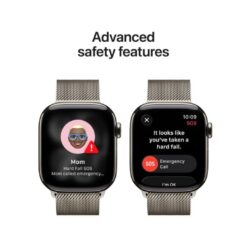Apple Watch Series 11 GPS + Cellular  42mm Natural Titanium Case with Natural Milanese Loop - Image 7