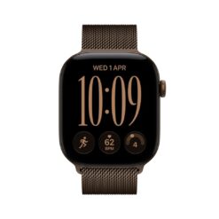 Home 20 Alternative view of Pre Order Apple Watch Series 12 46mm Dark Bronze Milanese Loop - M/L