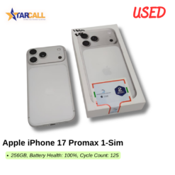 Used Apple iPhone 17 Promax 1-Sim