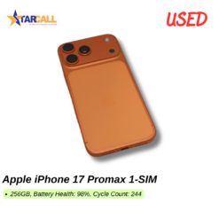 Used Apple iPhone 17 Promax 1-SIM