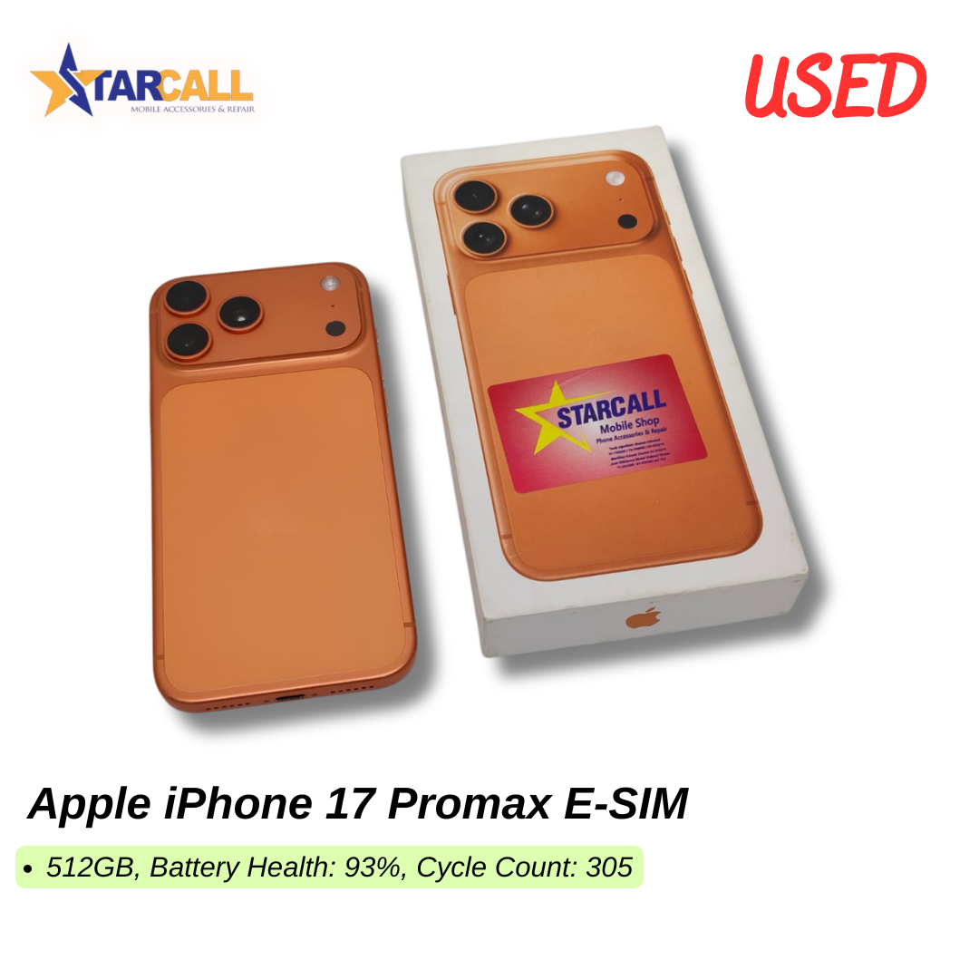 Used Apple iPhone 17 Promax E-SIM 3 Used Apple iPhone 17 Promax E-SIM