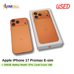 Used Apple iPhone 17 Promax E-sim