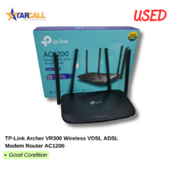 Used TP-Link Archer VR300 Wireless VDSL ADSL Modem Router AC1200