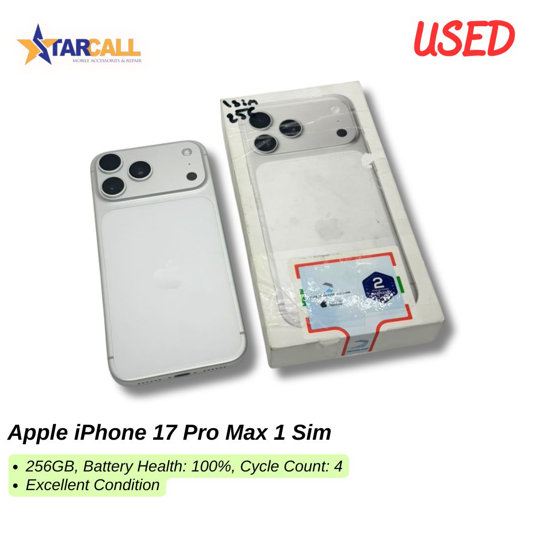Used Apple iPhone 17 Pro Max 1 Sim 2 Used Apple iPhone 17 Pro Max 1 Sim