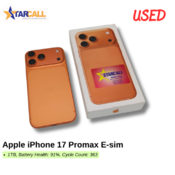 Used Apple iPhone 17 Promax E-sim