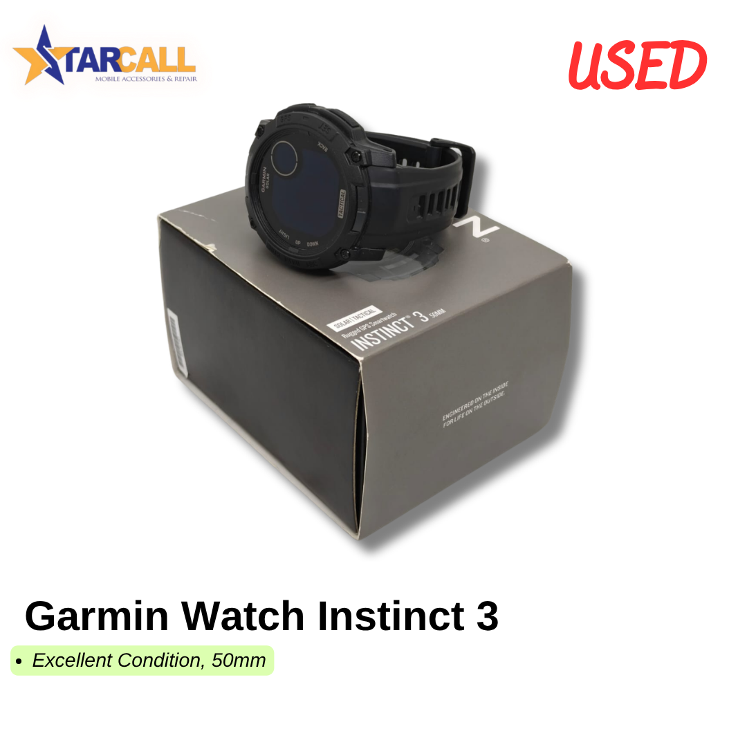 Used Garmin Watch Instinct 3 3 Used Garmin Watch Instinct 3