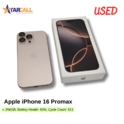 Used Apple iPhone 16 Promax