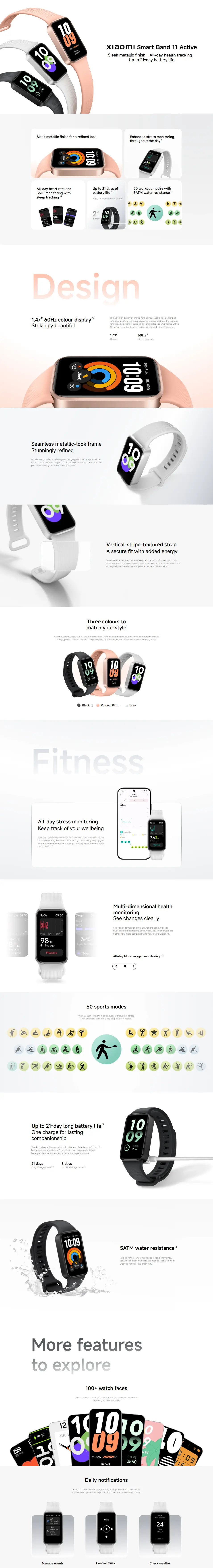 Xiaomi Smart Band 11 Active 3 Xiaomi Smart Band 11 Active